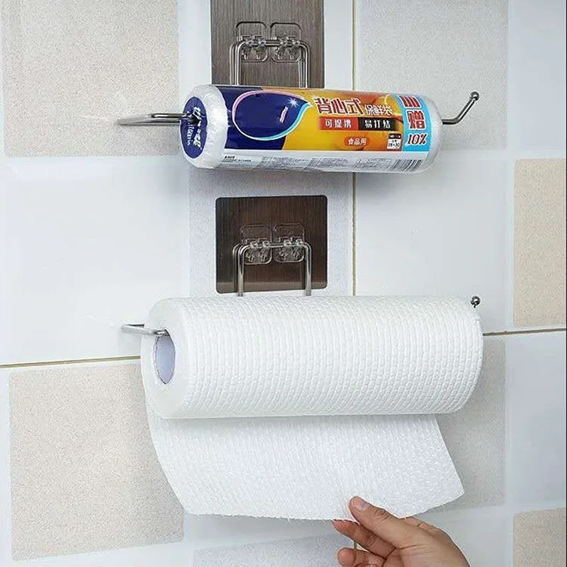 1/2 sztuk kuchnia uchwyt na papier toaletowy uchwyt na papier pudełko na chusteczki wiszące papier toaletowy łazienkowy uchwyt na uchwyt na papier wieszak na ręczniki wieszak na ręczniki stojak do przechowywania